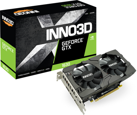 Видеокарта INNO3D GeForce GTX 1630 TWIN X2 OC (N16302-04D6X-1177VA25)