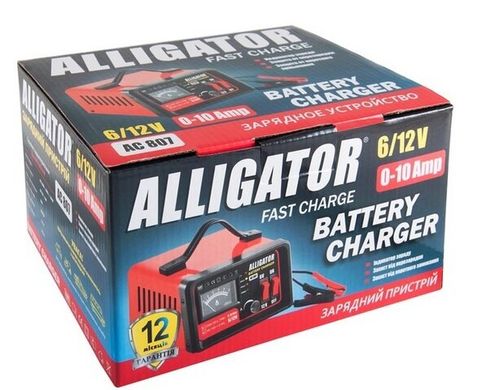 Зарядний пристрій для акумулятора Alligator (AC807)