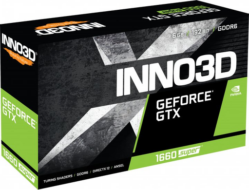 Відеокарта INNO3D GeForce GTX 1660 SUPER Compact (N166S1-06D6-1712VA29)