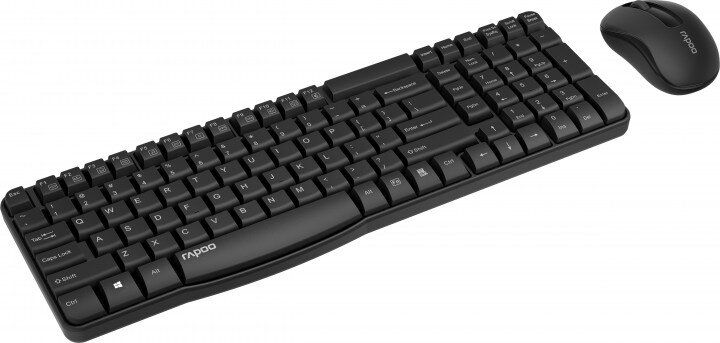 Комплект (клавіатура, мишка) Rapoo X1800S Wireless Black
