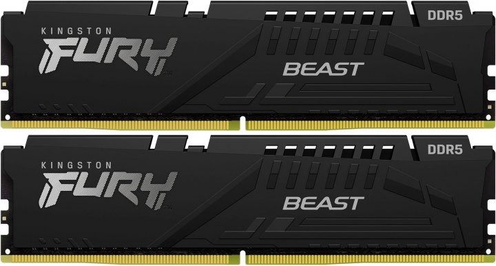 Оперативна пам'ять Kingston Fury DDR5-5200 32768MB PC5-41600 (Kit of 2x16384) Beast Black (KF552C40BBK2-32)
