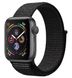 Смарт-годинник Apple Watch Series 4 GPS, 40mm Space Grey Aluminium Case with Black Sport Loop (MU672UA/A)