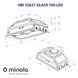 Витяжка Minola HBI 52621 BL GLASS 700 LED