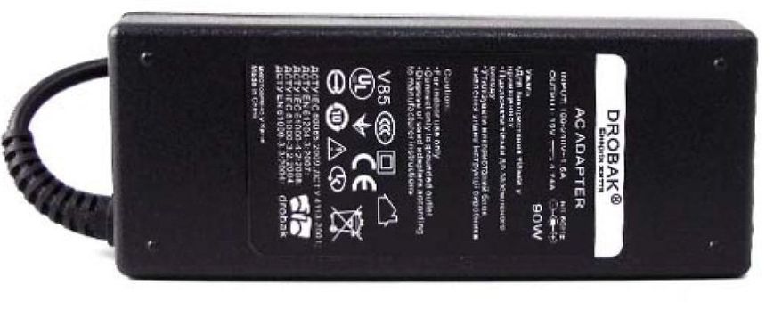 Блок живлення для ноутбука Samsung 19V 90W 4.74A (5.5*3.0 black with pin inside)