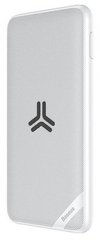 Универсальная мобильная батарея Baseus S10 Bracket 10W Wireless Charger Power bank 10000mAh 18W White (PPS10-02)
