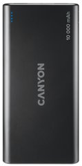 Универсальная мобильная батарея Canyon PB-108 10000 mAh Black (CNE-CPB1008B)