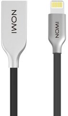 Кабель Nomi DCMR 10i USB Lightning 1м Black