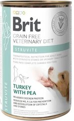 Вологий корм Brit VetDiets Struvite для собак, при лікуванні та для профілактики сечокам'яної хвороби, 400 г (100279/6078)