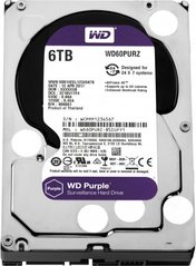 Внутрішній жорсткий диск WD Purple 6TB (WD60PURZ)