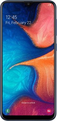 Смартфон Samsung Galaxy A20 3/32GB Blue (SM-A205FZBVSEK)