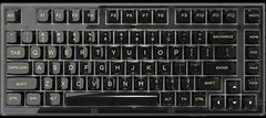 Клавіатура FL Esports Q75 SAM Black Transparent Body Dark Ice keycap Kailh MX Cool Mint WL Three-Mode (Q75SAM-5774)