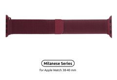 Ремешок Armorstandart Milanese Loop Band для Apple Watch All Series 38/40 mm Burgundy (ARM55255)