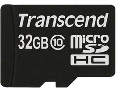 Карта пам'яті microSDHC 32Gb Transcend (Class 10)