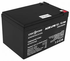 Аккумуляторная батарея LogicPower AGM LPM 12 V - 12 Ah (LP6550)