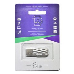 Флешка T&G USB 8GB 103 Metal Series Silver (TG103-8G)