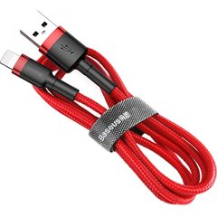 Кабель Baseus cafule Cable USB For lightning 1.5A 2M Red+Red (CALKLF-C09)