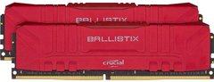 Оперативна пам'ять Crucial 16 GB (2x8GB) DDR4 2666 MHz Ballistix Red (BL2K8G26C16U4R)