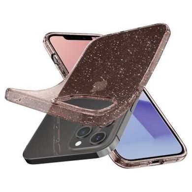 Чехол Spigen для iPhone 12 / 12 Pro Liquid Crystal Glitter Rose Quartz (ACS01699)