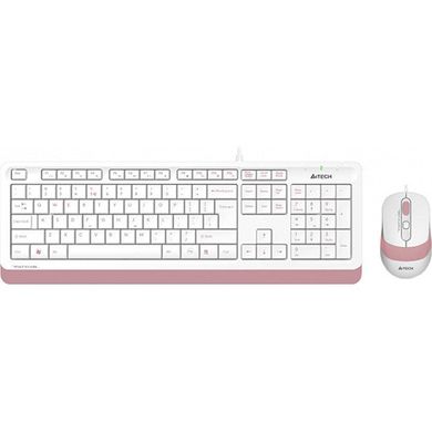 Комплект проводной (клавиатура, мышь) A4Tech Fstyler F1010 Pink
