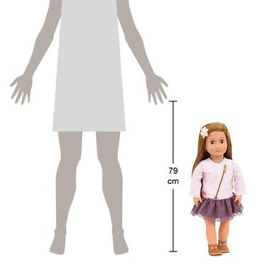 Лялька Our Generation  Вієна 46 см у рожевій шкіряній куртці BD31101Z