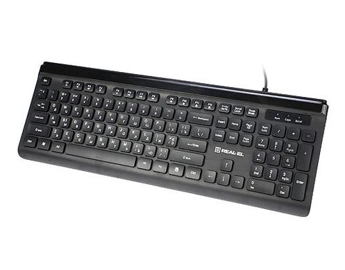 Клавіатура REAL-EL Comfort 7085 Black USB (EL123100032)