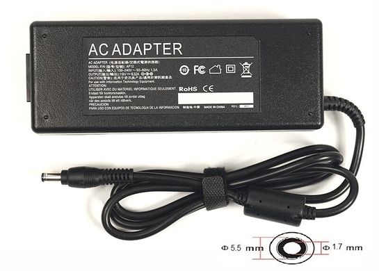 Блок питания для ноутбуков PowerPlant Acer 220V, 19V 120W 6.32A (5.5*1.7)
