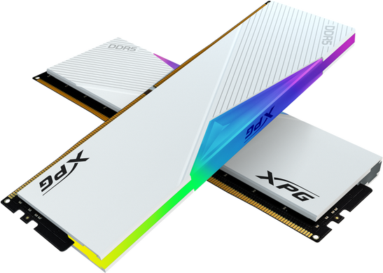 Оперативна пам'ять Adata 32 GB (2x16GB) DDR5 5200 MHz XPG Lancer RGB White (AX5U5200C3816G-DCLARWH)