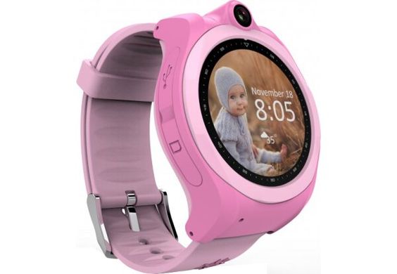 Детские GPS часы-телефон GOGPS ME K19 Pink
