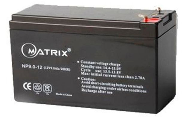 Аккумуляторная батарея Matrix 12V 9Ah (NP9-12)