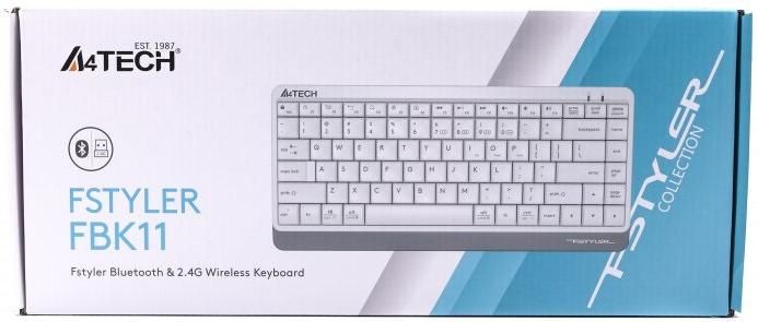 Клавіатура A4Tech Fstyler FBK11 (White)