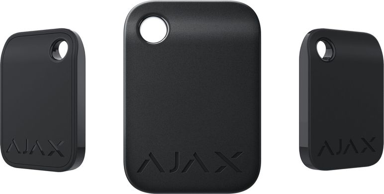 Безконтактний брелок Ajax Tag Black 10 шт. (000022610)