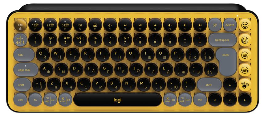 Клавиатура Logitech Pop Wireless Blast Yellow (920-010735)