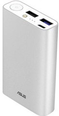Универсальная мобильная батарея Asus ZenPower 100S0C QC3.0 10050mAh USB-C Silver (90AC02V0-BBT008)