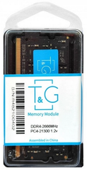 Оперативна пам'ять T&G 32 GB SO-DIMM DDR4 2666 MHz (TGDR4NB32G2666)