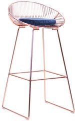 Барний стілець AMF Chik/Rose Gold/Royal Blue (545681)