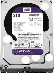 Внутрішній жорсткий диск WD Purple 2TB (WD20PURZ)