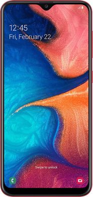 Смартфон Samsung Galaxy A20 3/32GB Red (SM-A205FZRVSEK)