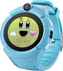 Детские смарт часы UWatch Q610 Kid wifi gps smart watch Blue