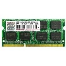 Оперативна пам'ять Transcend 2 GB SO-DIMM DDR3 1333 MHz (TS256MSK64V3U)