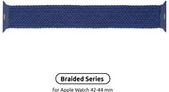 Ремінець ArmorStandart Braided Solo Loop для Apple Watch 42mm/44mm Atlantic Blue Size 8 (160 mm) (ARM58079)