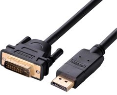 Кабель Ugreen DP103 DisplayPort - DVI, 2 м, Black (10221)