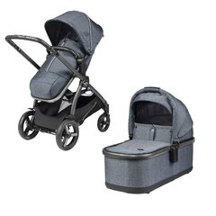 Детская коляска Peg-Perego Ypsi Combo Luxe Mirage Сіро-синя (IPMS270000BA71) (8005475409299)