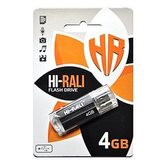 Флешка Hi-Rali USB 4GB Corsair Series Black (HI-4GBCORBK)