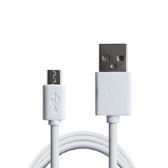 Кабель Grand-X USB2.0 AM / micro-USB 1 м White (PM01WS)