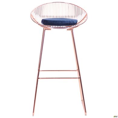 Барный стул AMF Chik/Rose Gold/Royal Blue (545681)