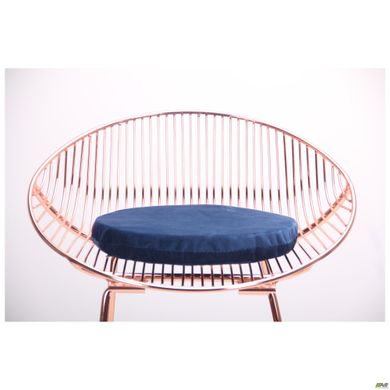 Барный стул AMF Chik/Rose Gold/Royal Blue (545681)