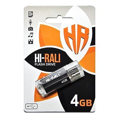 Флешка Hi-Rali USB 4GB Corsair Series Black (HI-4GBCORBK)