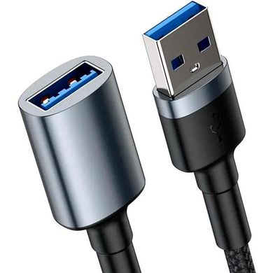 Кабель Baseus Cafule USB3.0 Male to USB 3.0 Female (CADKLF-B0G) Dark Grey 1m