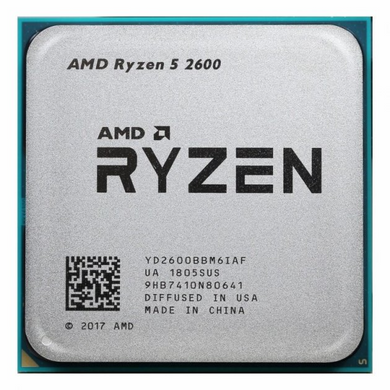 Процесор AMD Ryzen 5 2600 Tray (YD2600BBM6IAF)