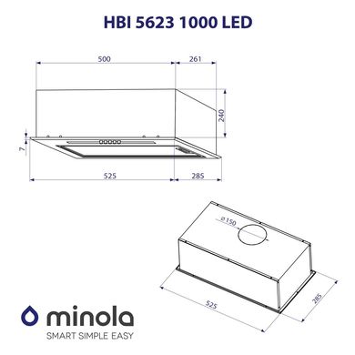 Вытяжка Minola HBI 5623 I 1000 LED